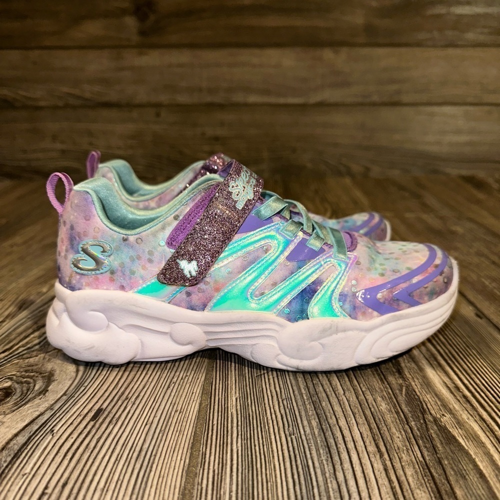Skechers Unicorn Storm Magical Dreamerz Kids' Purple and Blue Sneakers Size 2.5
